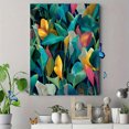 thumbnail image 4 of Tropical Leaves Canvas Print, Botanical Art for Living Room, Office, Hotel, Restaurant, 4 of 8