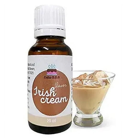 Cake S.O.S Irish Cream Liquid Flavoring, 0.68 fl oz (20 ml)