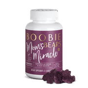 Boobie Bears Elderberry Lactation Gummies, Lactation Supplement for Increased Breast Milk