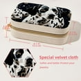 thumbnail image 5 of Dalmatians Velvet Portable Jewelry Organizer with Removable Compartment - Necklace Holder, Jewelry Box, and Bracelet Holder, 5 of 7