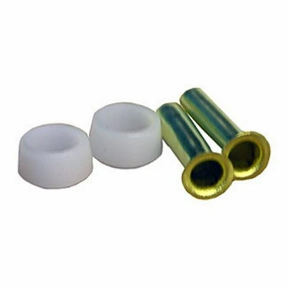 Larsen Supply 207863 0.31 in. Hard Nylon Compression Sleeve & Brass Insert Kit  4 Piece Pack of 6
