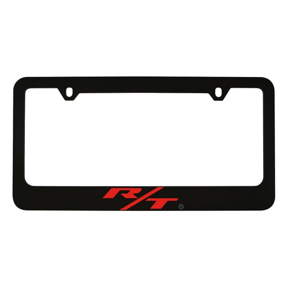 Dodge RT Black ABS plastic license frame holder