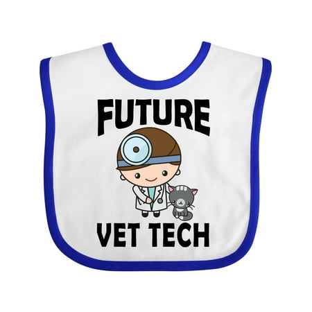 

Inktastic Future Vet Tech Veterinary Technician Gift Baby Boy Bib