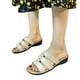 thumbnail image 3 of WILLBEST Sandalias Cómodas De Verano Para Mujer, De Color Liso, Informales, Con Punta Abierta, Cuñas, Suela Suave, Transpirables, Zapatillas, Sandalias, 3 of 9