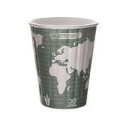 Eco-Products, ECOEPBNHC16WD, World Art Insulated Hot Cups, 600 / Carton, Tan, 16 fl oz