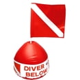 thumbnail image 2 of Buceador Inflable de La Señal Del buceo Con El Zambullidor Blanco Rojo Macarena, 2 of 7