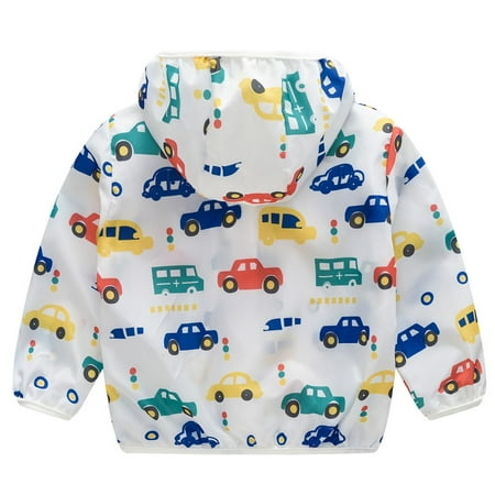 

Cathalem Lightweight Jacket for Kids Toddler Boys Girls Sunscreen Jackets Printing Cartoon Hooded Outerwear Girls Hoodie Jacket Outerwear Yellow 3 Years