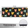 thumbnail image 5 of Kitchen Rugs Sets Of 2,Music Bulldog Anti Fatigue Kitchen Mat Rugs Non Slip Washable,Decorative Kitchen Floor Mats for Kitchen,Sink,Laundry,17"x47"+17"x47", 5 of 5