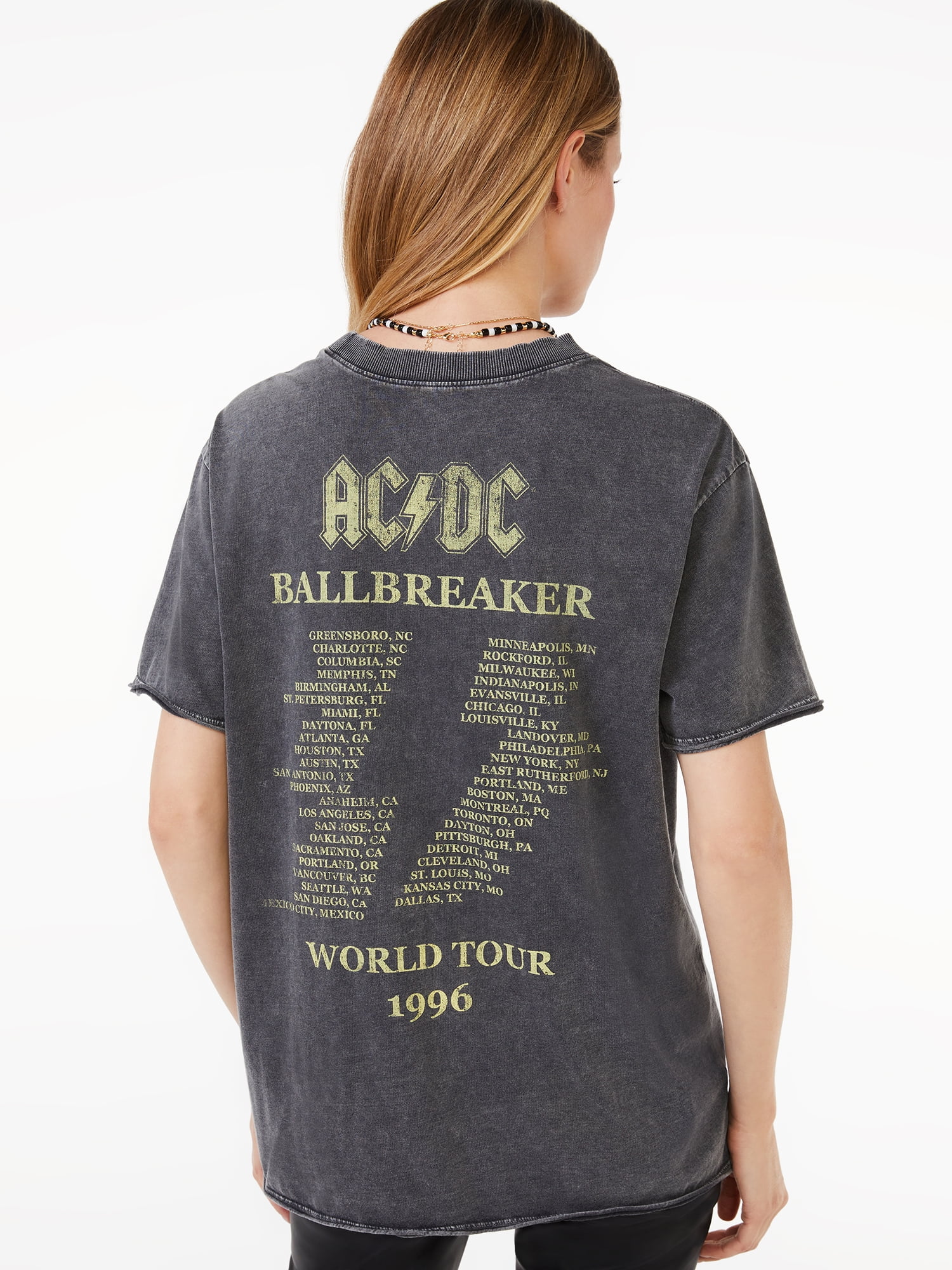 Scoop Women's AC/DC Ballbreaker Tour Graphic Short Sleeve T-Shirt