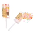 thumbnail image 3 of Paquete de 30 g para decoraciones festivas de mesas de bodas: confeti de papel redondo multicolor con detalles en rosa, 3 of 8