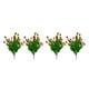 thumbnail image 4 of Matsuzay 2 bolsas de eucalipto de 7 puntas simuladas de alta rentabilidad: planta de agua simulada ecológica y versátil, color rojo brillante rojo brillante 2Conjunto, 4 of 6