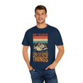 thumbnail image 4 of Hilarious Don't Follow Do Stupid's Thing Snowmobile Love Novelty Nostalgic Old-Fashion Vintages Enthusiast Unisex Garment-Dyed T-shirt, 4 of 4
