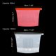 thumbnail image 2 of Bolsas Reutilizables Para Almacenamiento De Alimentos 7 Piezas, Bolsas Reutilizables Para Bocadillos Bolsas Para Sándwich Reutilizables De Pie, Sello Hermético Y A Prueba De Fugas, Adecuadas Para Sándwich Frutas Verduras-Blanco/Rojo Unique Bargains juegos de contenedores de almacenamiento de alimentos, 2 of 6