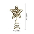thumbnail image 2 of Iron Tree Top Star Christmas Tree Golden Five Pointed Star Decoration Christmas Decoration Ornaments for Tree Topper Small Size, 2 of 5