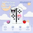 thumbnail image 3 of Hamee Hello Kitty and Friends Thumb Grips Compatible with Nintendo Switch OLED/Switch Lite, Character Joystick Grip Cover Caps – My Melody and Kuromi, 3 of 9