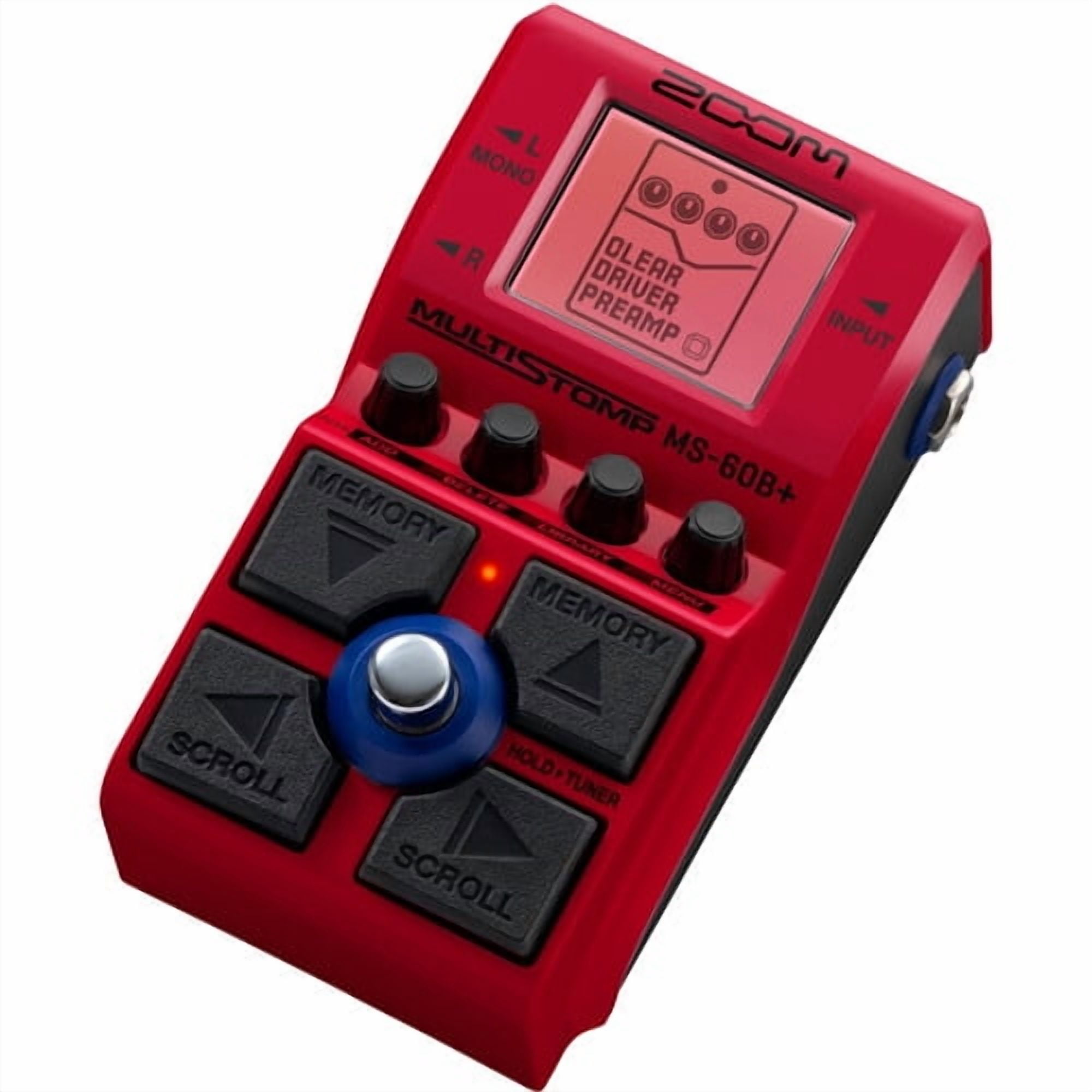 Zoom MS-60B+ MultiStomp Multi-FX Bass Pedal Bundle With MDR-7506