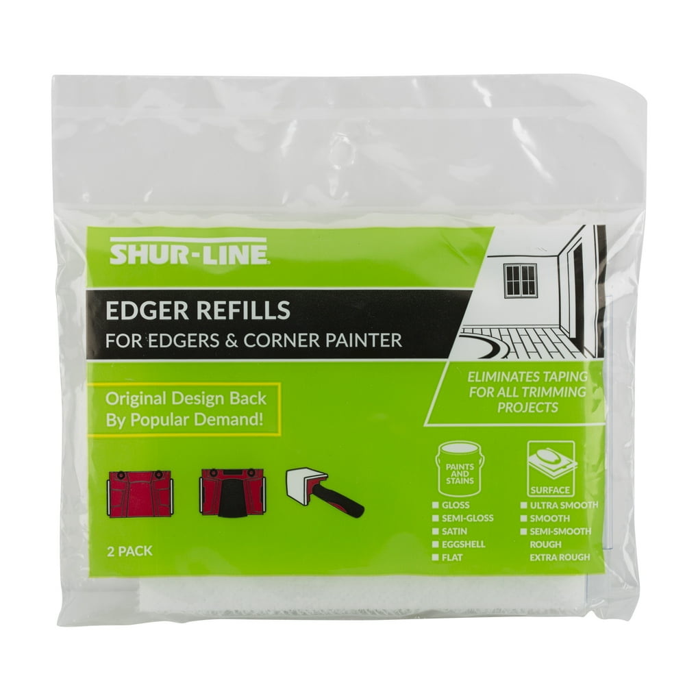 ShurLine Knit Paint Pad for Edger, Corner and Flat Painter, 2 Pack