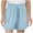 Blue, variant on Kids Active Shorts Loose Fit Red Shorts Elastic Waist Cute Outfits for Girls 11-12 Years