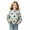 Grey, variant on Girls Polka Dot Sweatshirt Neck Long Sleeve Pullover Colorful Contrast Casual Top Lightweight Spring Fall Jumper for Kids 5-12Y