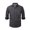 Gray, variant on Long Sleeve Shirts for Men Fashion Stripe Print Shirt Fleece Lined Warm Top Trendy Fall Winter Versatile Cold Resistant Tops with Pockets