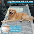 thumbnail image 5 of Eurhowing Backseat Pet Bed Mat, Non-Slip Dog Bed for Car, Fuzzy Dog Seat Cover for Car Back Seat, Fit for Backseat Extenders and Seat Covers (Light Gray, 24.8x54 inch), 5 of 10