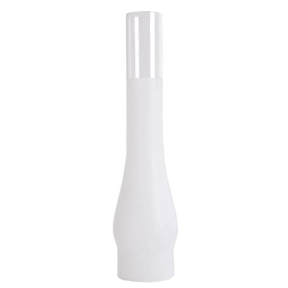 Frosted Glass Lamp Chimney, Replacement Hurricane Globe Measures 2 7/8 Inch Diameter Base x 14 Inches High for Oil or Kerosene Lanterns