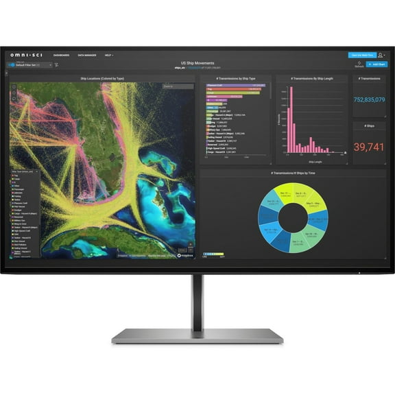 HP Z27k G3 4K USB-C Display 27" 4K UHD (3840 x 2160) 50-60 Hz