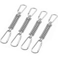 thumbnail image 1 of 4pcs Awning Attachment Set Tension Spring, Alloy Spring Awning Spring Buckle, Heavy Duty Sun Shade Sail Fixing Kit - FFY 26-27s, 1 of 5