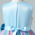 thumbnail image 5 of Flower Girls Rainbow Tutu Birthday Party Princess Dress Pageant Gown for Age 3-10 Y, 5 of 6