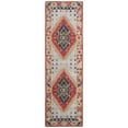 thumbnail image 5 of SAFAVIEH Heritage Rosheen Floral Wool Runner Rug, Grey/Red, 2'3" x 8', 5 of 9