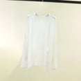 thumbnail image 6 of Mlzmgr Cardigans for Women Casual Comfy Soft Open Front Tie Elastic Long Sleeve Lightweight Summer Fashion Jacket Tops(X-Large,White), 6 of 6