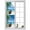 Blue, variant on Ocean Beach Window Privacy Film, Blue Coastal Palm Tree Nautical Sailboat Static Cling UV Sun Blocking Heat Control Window Tint Day and Night, Non-Adhesive One Way Windows Privacy Cover 17.7''x39.3''