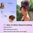 thumbnail image 3 of Messy Bun Hair Piece for Women Elastic Drawstring Curly Bun Loose Wave Bun Hair Pieces Fake Messy Hair Bun Extensions for Women Daily Use (Dark Brown), 3 of 6