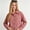 Pink, variant on CBASIHI Womens Cropped Corduroy Jackets- Casual Vintage Loose Fit Classic Collar Long Sleeve Lightweight Button Down Shackets Pink Size S-2XL