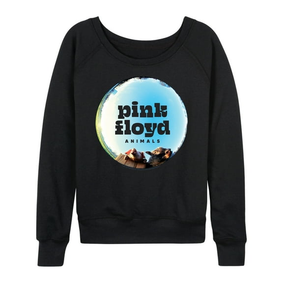 Pink Floyd - Animals Fish Eye - Women's Lightweight French Terry Long Sleeve Shirt