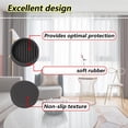thumbnail image 3 of 4Pcs Round Rubber Furniture Caster Cups, black, 3 of 5