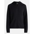 thumbnail image 6 of Athletic Works Men's Fusion Knit Full-Zip Jacket, Sizes XS-3XLT, Rich Black, 6 of 6