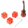 thumbnail image 1 of Guitar Volume Control Knobs, Plastic Material, 3PCS Guitar Speed Knobs With Wrench Plastic Musical Parts, 1 of 8