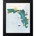 thumbnail image 2 of Louise, Gigi 12x14 Black Modern Framed Museum Art Print Titled - Florida Icons, 2 of 5