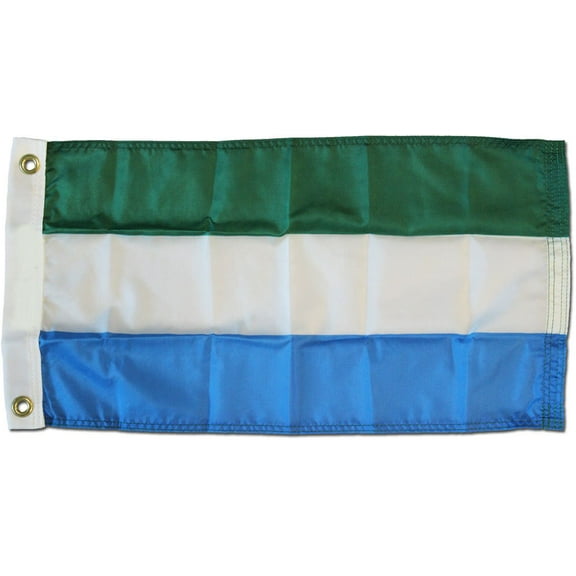 Sierra Leone - 12"X18" Nylon Flag