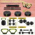 thumbnail image 5 of Adjustable Dumbbells, 66/88Lbs Free Weight Set with Connector, 4 In1 Weight Dumbbell Set Used As Kettlebells, Barbell, Fitness Exercise for Home Gym, 5 of 6