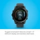 thumbnail image 3 of Garmin fēnix® E – 47 mm, AMOLED, Premium Multisport GPS Smartwatch, Long-Lasting Battery Life, Slate Gray Steel with Black Band, 3 of 5