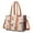 Schnauzer Dog And, variant on Teacher Tote Bag,Schnauzer Dog and Pioneer Flower Teacher Utility Tote Bag,Large Work Tote Bags for Women with Multiple Pockets,Top Zipper Closure,13.8x10.6x6.7 Inch