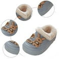thumbnail image 5 of Gvdentm Baby Girl Slippers Boys Girls Shark Slippers for Toddler Kids - Cute Plush Warm Non-Slip Indoor Bedroom Winter Shoes(Light Blue,6.5), 5 of 7
