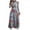 Green, variant on Taylonsss Women Fashion Casual Printed Tie Long Skirt Dress