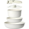 thumbnail image 1 of GiPP 5Pcs Pots and Pans Set Non Stick,Cookware Sets Nonstick Detachable Handle,Induction Kitchen Set Removable Handle，RV Cookware Set,Oven/Dishwasher Safe, 1 of 6