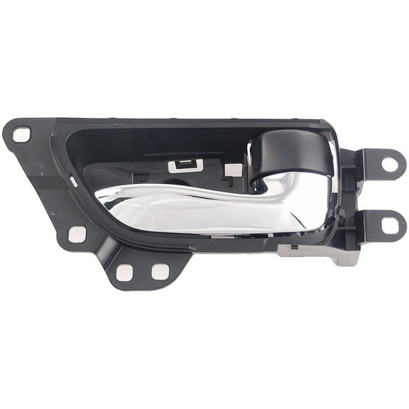 Dorman 79869 Rear Passenger Side Interior Door Handle for Specific Lexus Models, Chrome Lever; Black Housing
