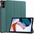 thumbnail image 1 of Funda de Cuero PU Verde con Apagado Automático para Xiaomi Redmi Pad SE 11", 1 of 6