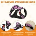 thumbnail image 4 of BRIOPAWS No Pull Dog Harness for Medium Large Dogs, 360° Reflective Dog Vest Harness with Easy Control Handle,Pink, 4 of 8