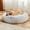 Gray, variant on JIOABL Calming Donut Cat & Dog Bed for Medium Dogs, Anti-Anxiety Waterproof Anti-Slip Pet Bed, Brown
